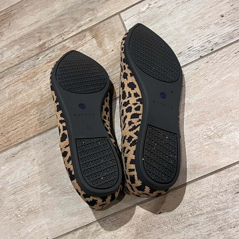 Rothy's Leopard Print Women's Flats - Picture 7 of 9